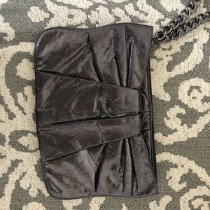 Sparkly pewter wristlet.